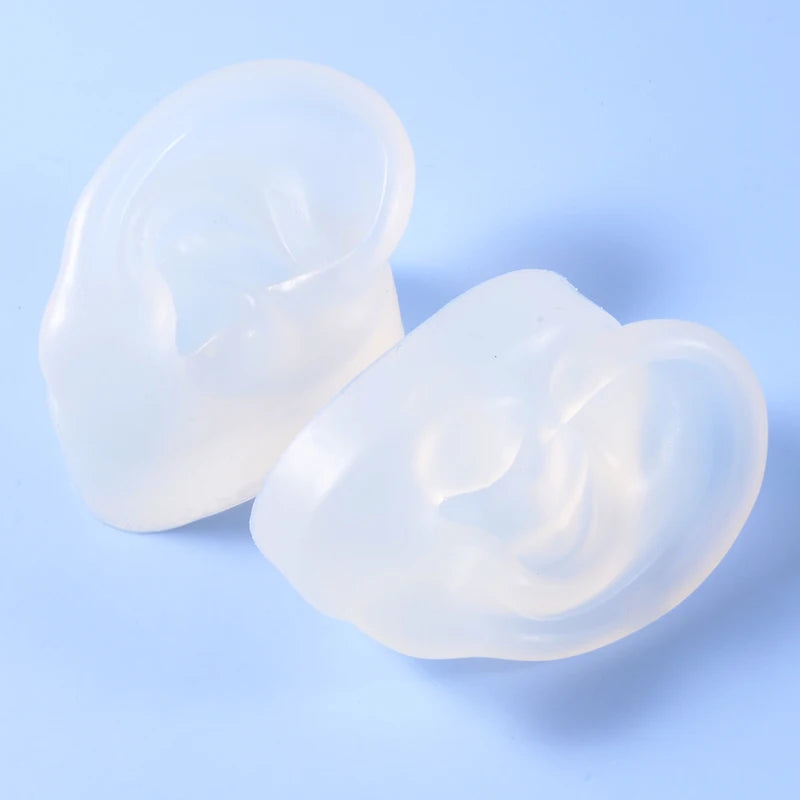 Silicone Ear Model for Piercing Practice & Display - Reusable Body Jewelry Tools