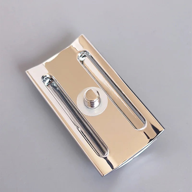 Safety Razor with Zinc Alloy Double Edge Blade - Polished Finish