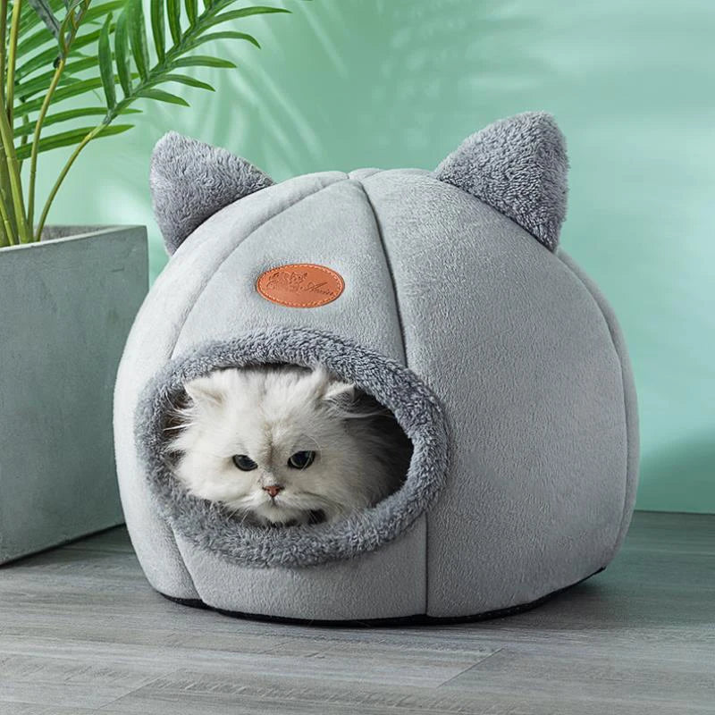Deep Sleep Comfort Cat Bed Cave | Cozy Pet Nest & Small Dog House