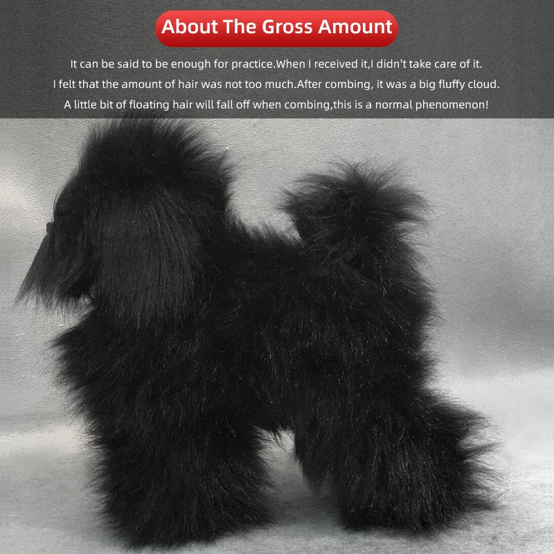Fake Pet Hair for Dog Practice - Standard Poodle Whole Body Hair Simulation