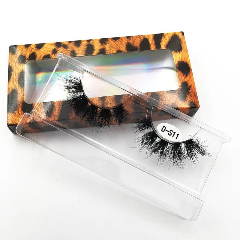 3D Mink Lashes Fluffy Handmade Reusable Short Natural Eyelashes for Makeup