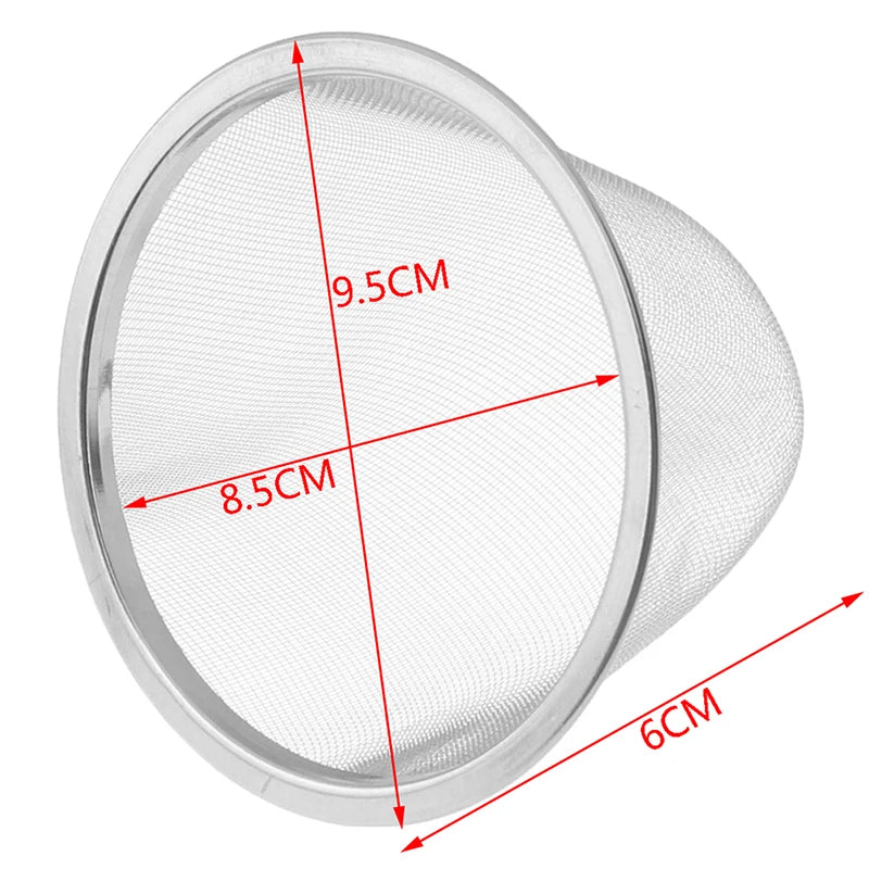 Stainless Steel Tea Strainer Filter Sieve for Leaf Tea & Spices - 2 Sizes