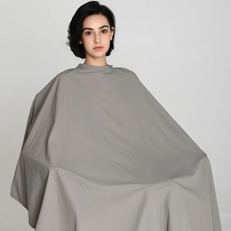 Waterproof Haircut Cape for Salon & Home Hairdressing, Adjustable Neck