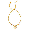 Heart Pendant Necklace for Women - Shell and Stainless Steel Jewelry