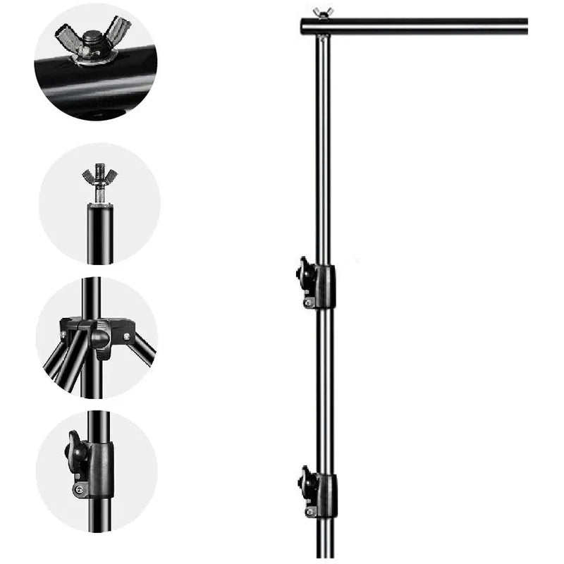 Photography Studio Green Screen Backdrop Support System Frame - Chromakey Background Stand