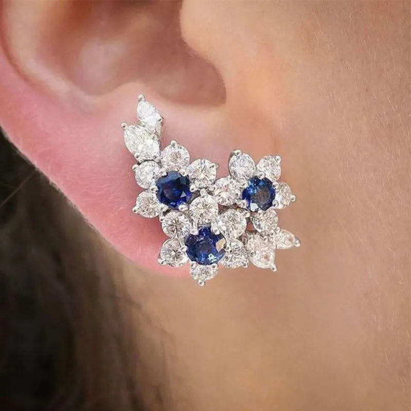 Elegant Women's CZ Earrings for Wedding Engagement Party Jewelry