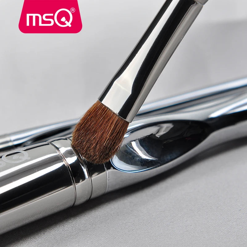 Professional Makeup Brush Set 11pcs - Eyeshadow, Lip, Foundation, Goat & Horse Hair