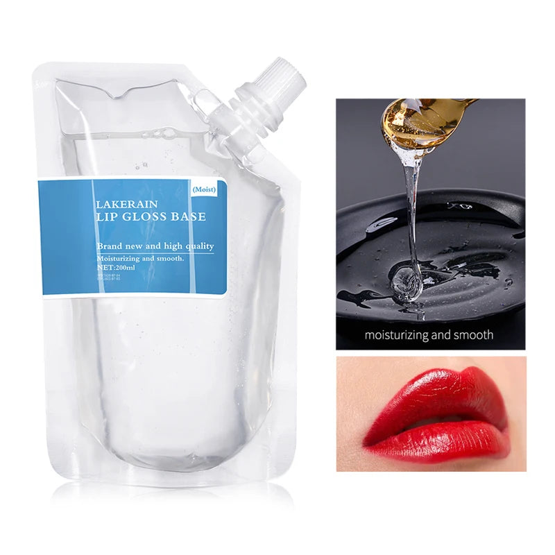 Bulk Clear Lip Gloss Base Gel for DIY Lipstick & Lip Gloss Making - 25/50/100ml