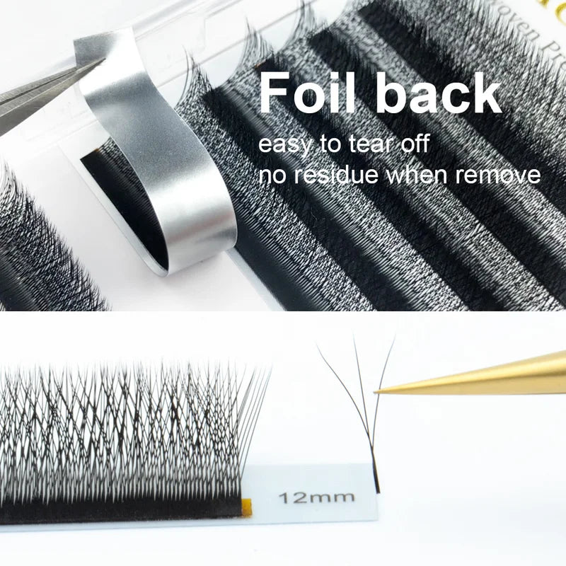 Eyelash Extension Fans 3D/4D/5D/6D W Shape Artificial Lashes Full Dense Natural Soft Light