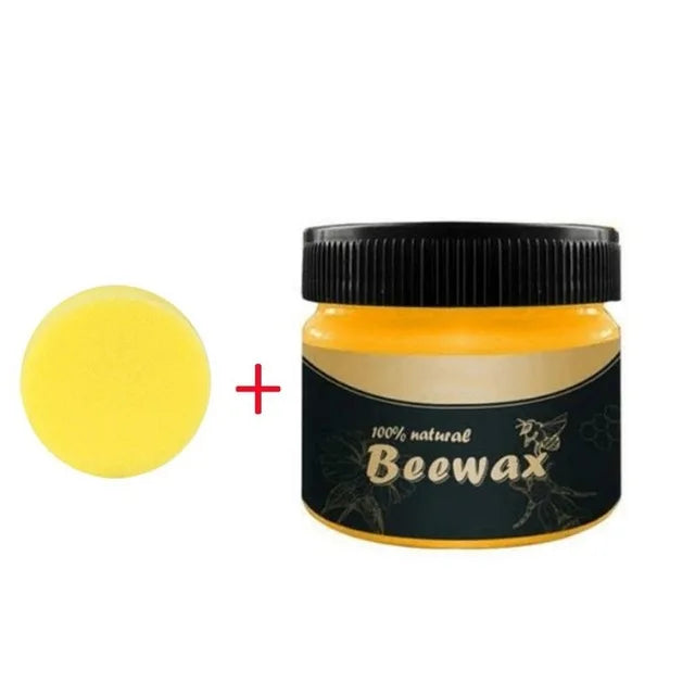 Natural Beeswax Furniture Polish for Wood Floors & Furniture - Waterproof & Anti-Mold