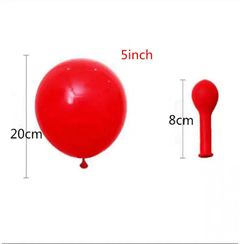 Latex Balloon Set for Wedding Birthday Baby Shower Party Decorations - 5 Inch, 30/50/100 pcs
