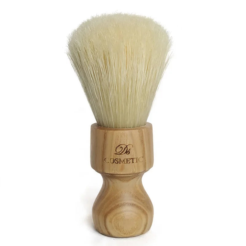 Boar Bristle Shaving Brush with Wooden Handle - Soft Hair, 26mm Knot