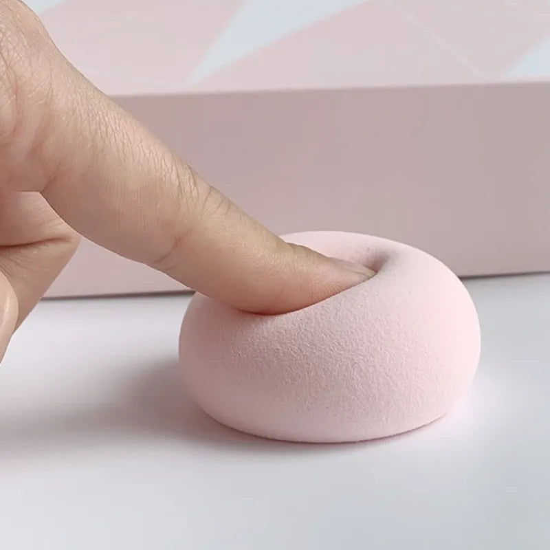 Soft Makeup Blender Puff Set - Wet & Dry Cosmetic Sponge for Face Powder