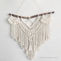 Bohemian Macrame Wall Hanging Tapestry with Tassels for Home Decor - Handmade Woven Art
