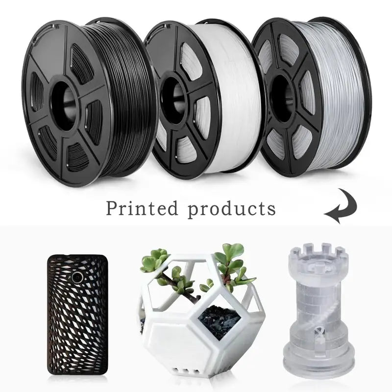 High-Speed 3D Printer Filament PLA PETG Multiple Colors 175mm No Bubbles