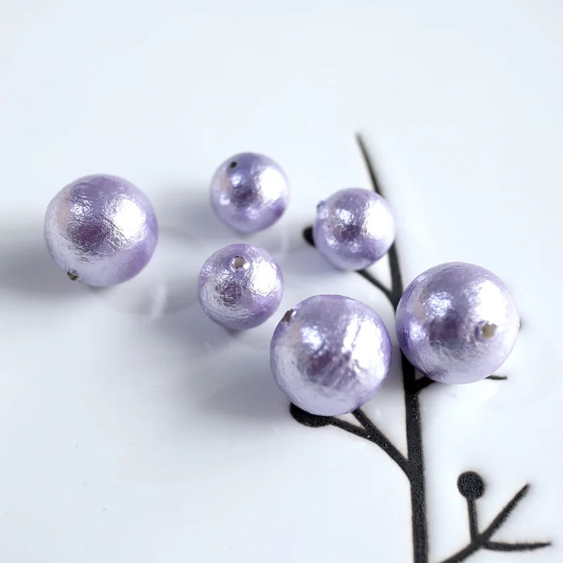 Wholesale Japanese Cotton Pearl Beads for Jewelry Making - 6-20mm Variants