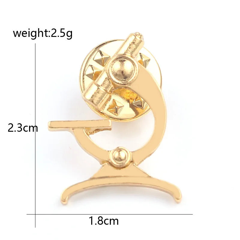 Medical Brooch Pin with Heart & Stethoscope Design - Nurse & Doctor Lapel Jewelry