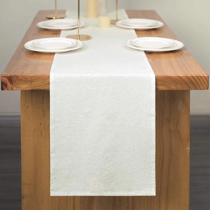 Elegant Cotton Table Runner for Weddings Parties and Holiday Decor