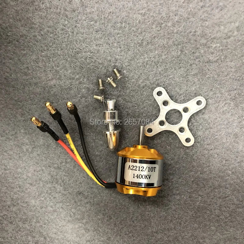 RC Brushless Motor 1400KV with 30A ESC & Micro Servo Kit for Fixed Wing & Helicopter