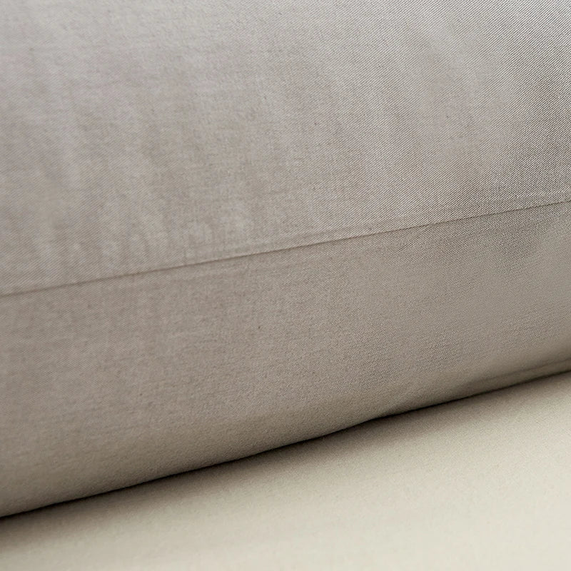 Cotton Pillowcase Solid Color Bedding Pillow Cover 40x60cm to 50x90cm
