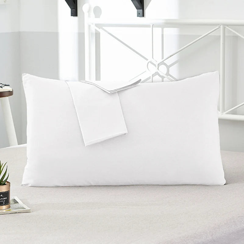 Cotton Pillowcase Solid Color Bedding Pillow Cover 40x60cm to 50x90cm