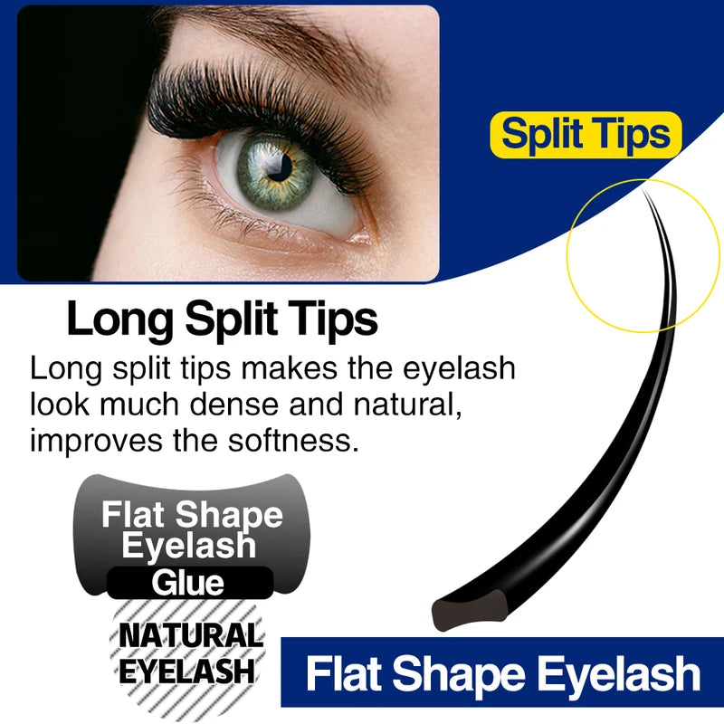 False Eyelash Extensions - Mink, Flat, Volume, Split Tips, Wholesale