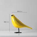 Modern Pumpkin Kusama Yayoi Artistic Sculpture Bird Ornament Home Decor
