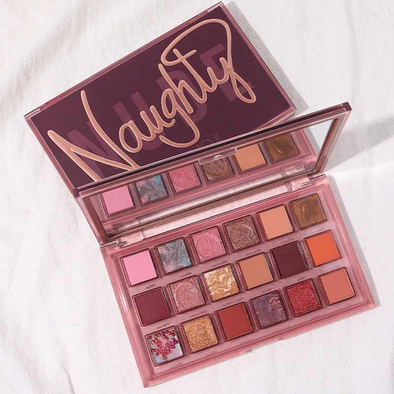 18 Color Eyeshadow Palette - Shimmer & Matte