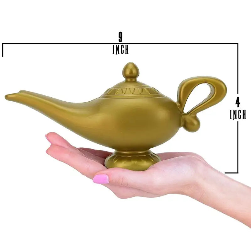 Genie Lamp Halloween Decoration Cartoon Aladdin Cosplay Prop Home Party Ornament