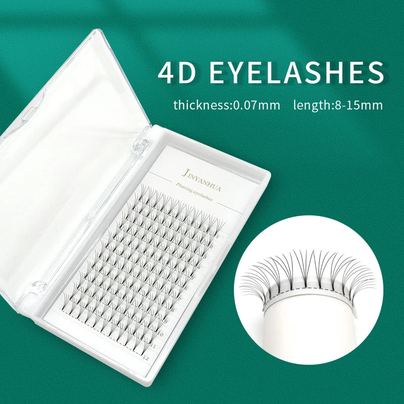 Premade Volume Lash Fans 2D-6D Short Stem Eyelash Extensions 0.07/0.10mm
