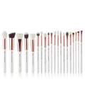 20-Piece Makeup Brush Set with Synthetic & Natural Hair for Face & Eyes