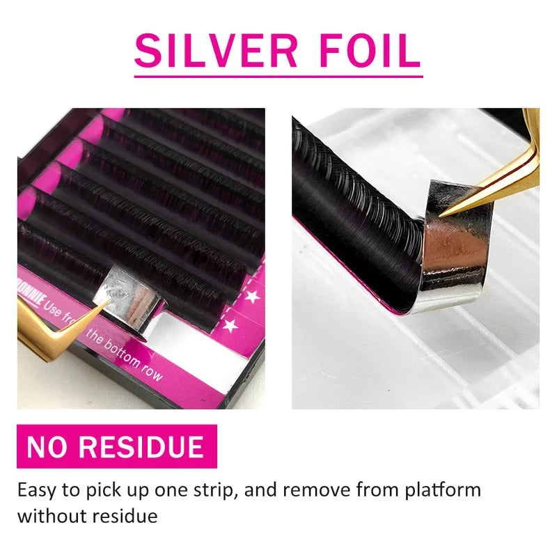 Eyelash Extension Trays 10 Pcs Wholesale Mink Volume False Eyelashes Kit