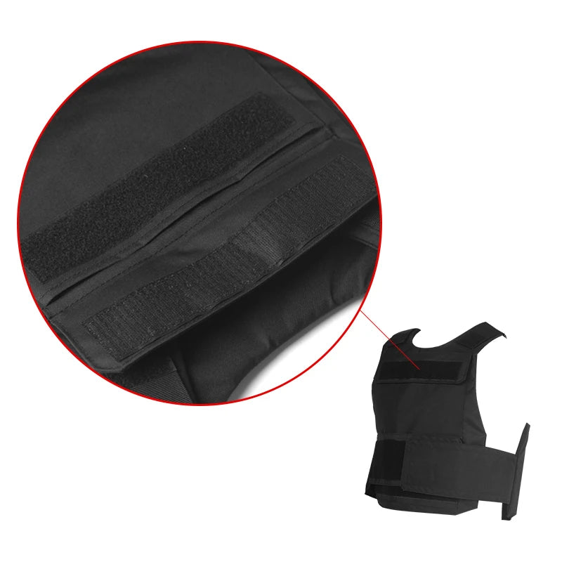 Tactical Army Vest Plate Carrier with Adjustable Straps - Black Combat Gear