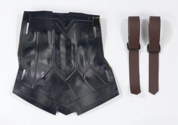 Halloween Superhero Costume Accessories Set - Wonder Woman Lasso, Tiara, Armbands, Gauntlets, Cosplay Props