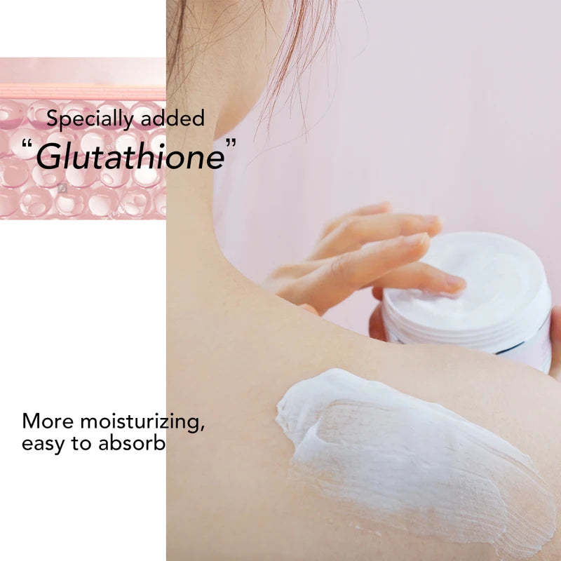 Whitening Body Cream with Glutathione & Vitamin C for All Skin Types - 200ml