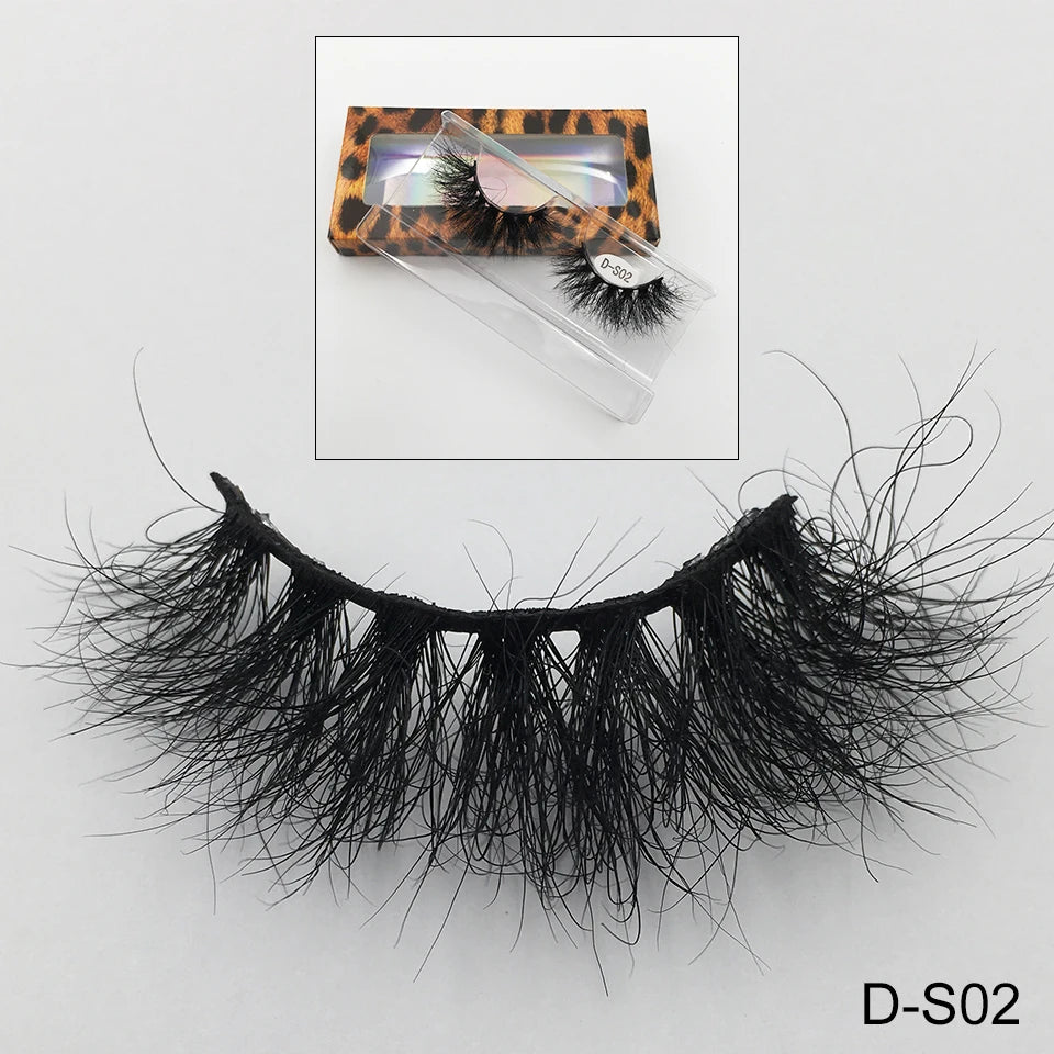 3D Mink Eyelashes False Lashes Fluffy Natural Reusable Makeup Eyelash Extensions