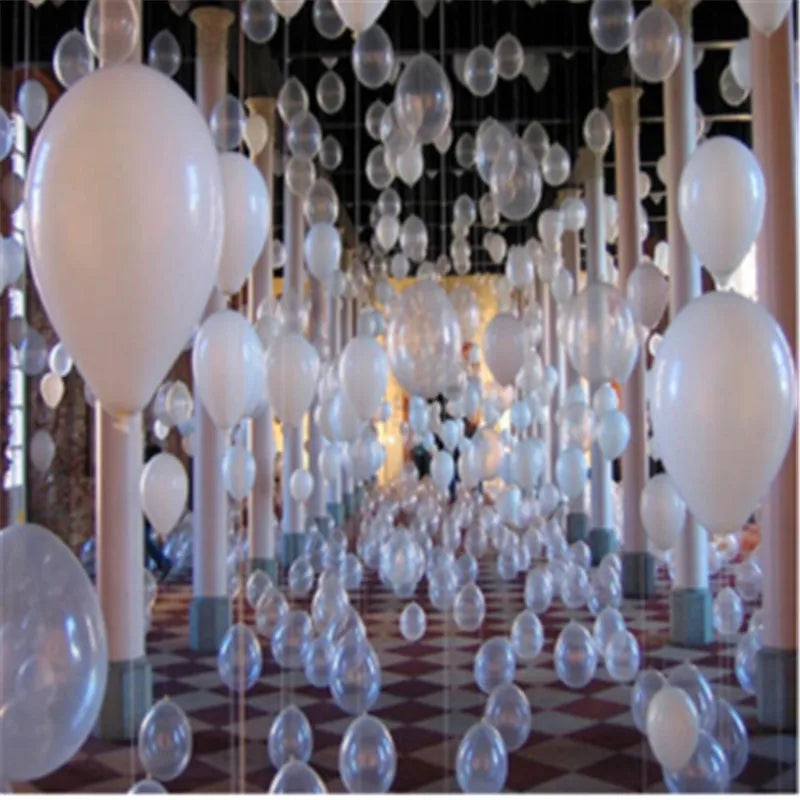 Transparent Latex Balloons for Birthday Party Baby Shower Wedding Decorations - 5/10/12 Inch