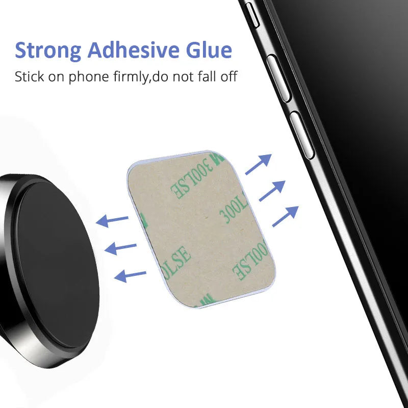 Magnetic Metal Plate for Car Phone Holder Universal Iron Sheet Disk Mount for Mobile Phones