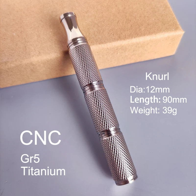 316L Stainless Steel Safety Razor Handle - Knurl Grip, Durable Shaving Accessory