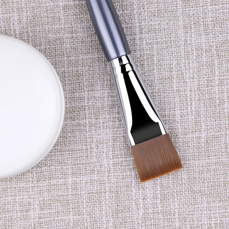 Professional Flat Top Square Foundation Makeup Brush - Synthetic Fiber BB Cream Brush
