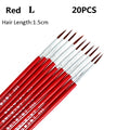20Pcs Nail Art Brushes Set Fine Detail Drawing Pen for Acrylic & Hand Painted Nails
