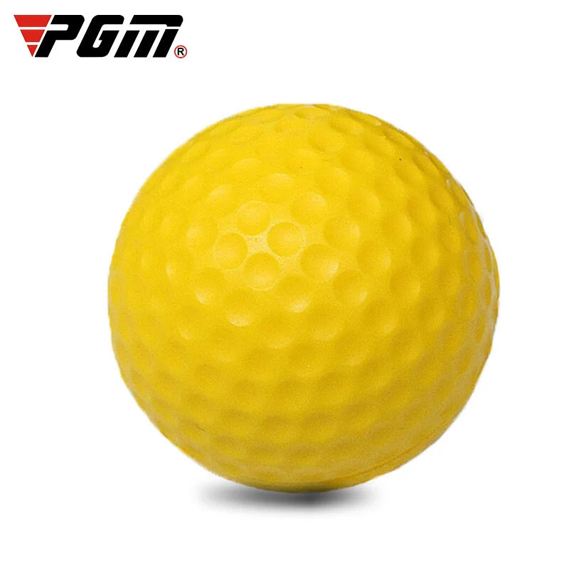 Set of 10 Yellow Foam Golf Balls for Indoor and Outdoor Practice
