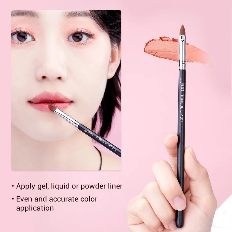 Cat Tongue Shape Lip Brush - Synthetic Hair Makeup Applicator