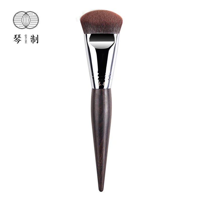 Slant Foundation Blush Brush - Synthetic Fiber Makeup Brush for Face