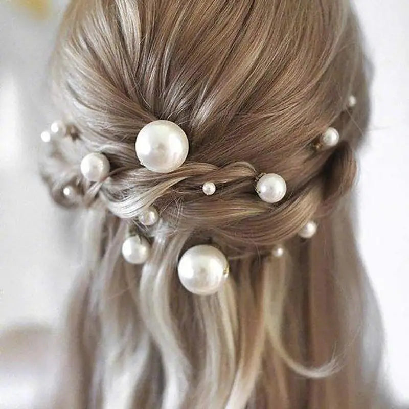 Pearl Beads Set - 4mm to 20mm Imitation Loose Round Beads for Jewelry Making