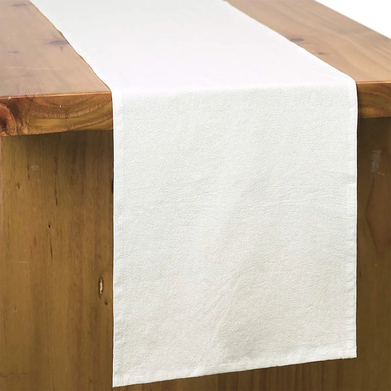 Elegant Cotton Table Runner for Weddings Parties and Holiday Decor