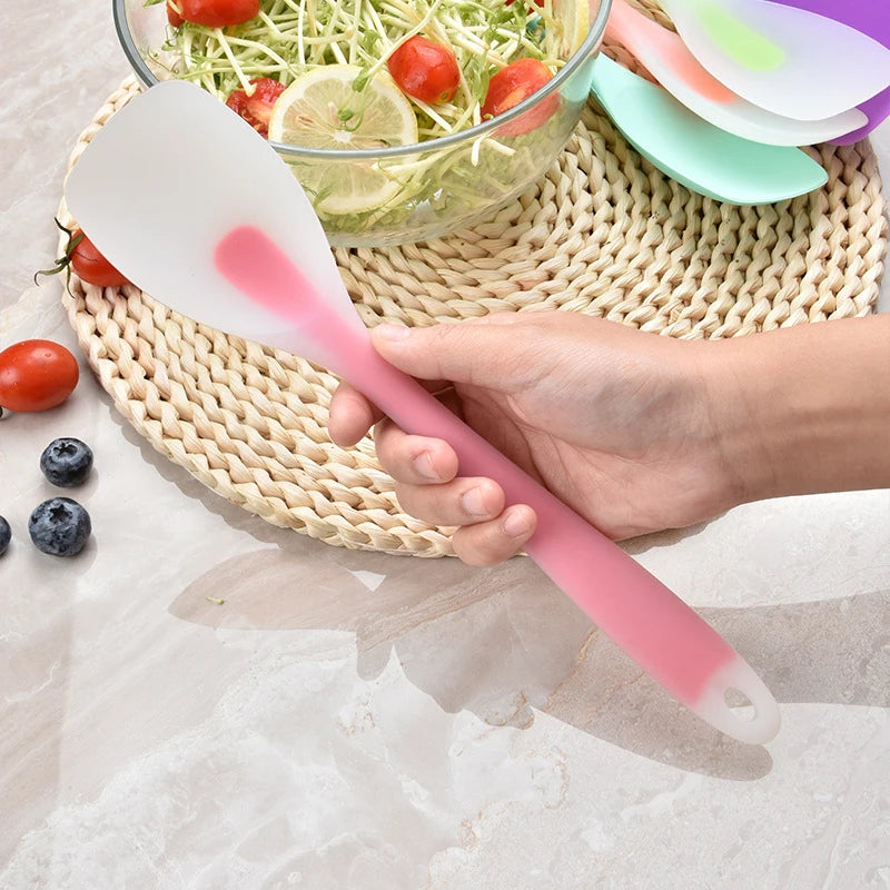 Food Grade Silicone Cooking Spoon & Spatula Set Heat Resistant Nonstick Kitchen Utensils