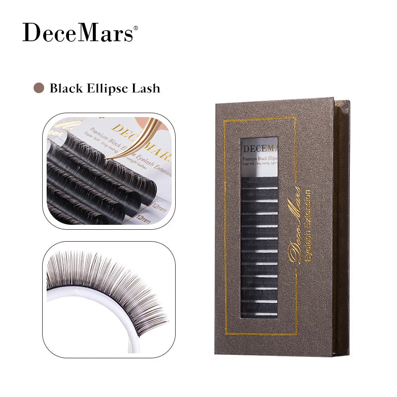 Super Soft Ellipse False Eyelash Extensions for Natural Look - Multiple Variants