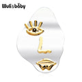Metal Brooch Pin for Women Men Face Eye Mouth Jewelry Gift