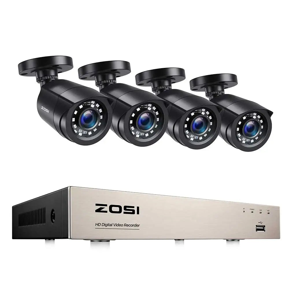 8-Channel 3K Lite Security Camera System with AI Human Vehicle Detection CCTV DVR